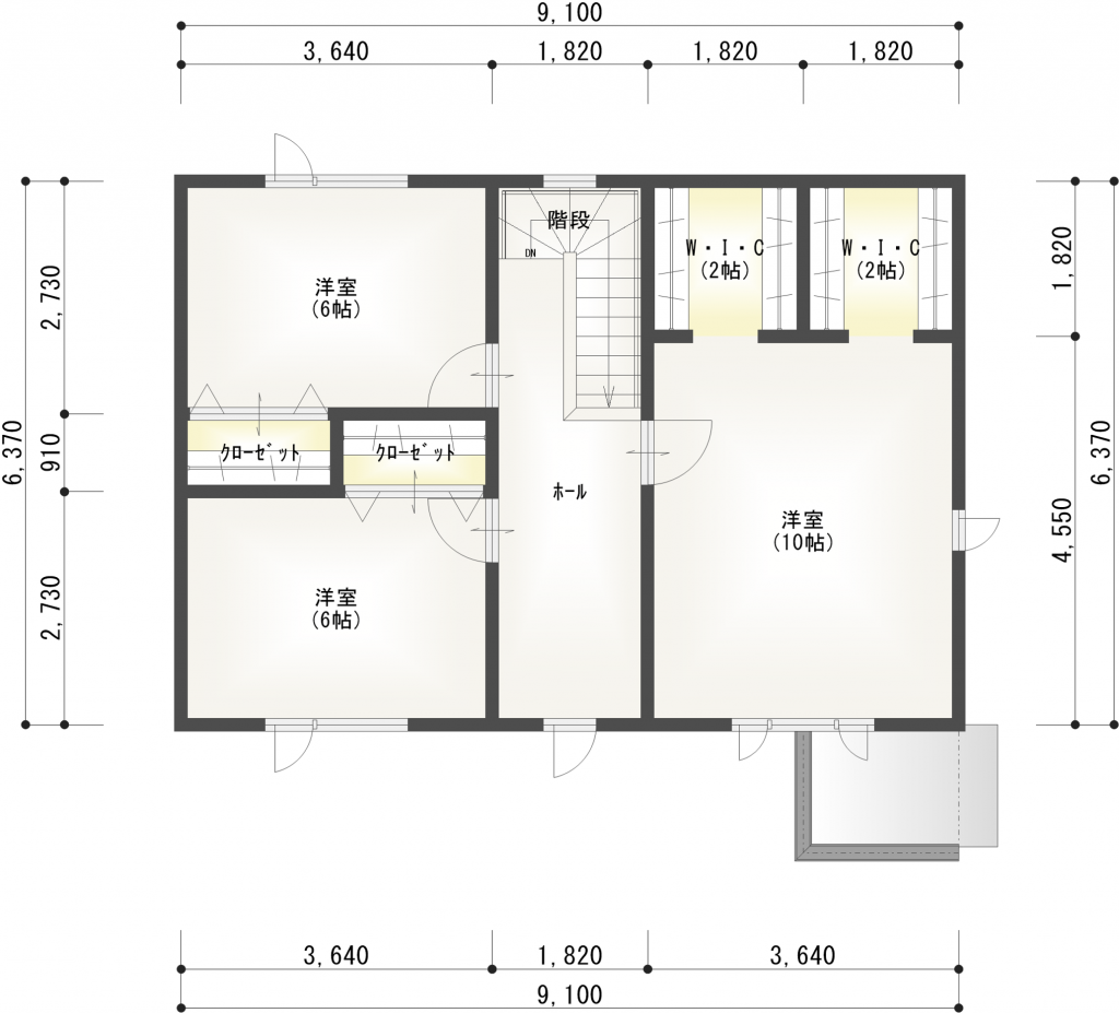 西18南1＿新築住宅 内観