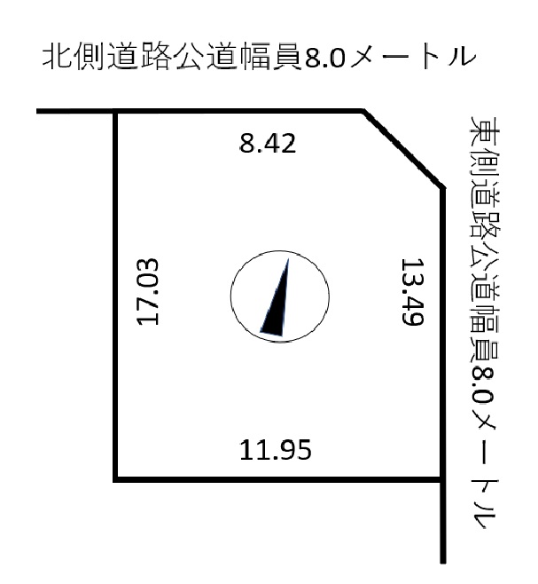 幕別町札内文京町　土地 間取り