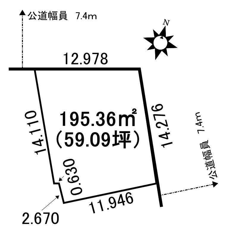 ♪北東角地♪音更町大通１０＿土地 間取り