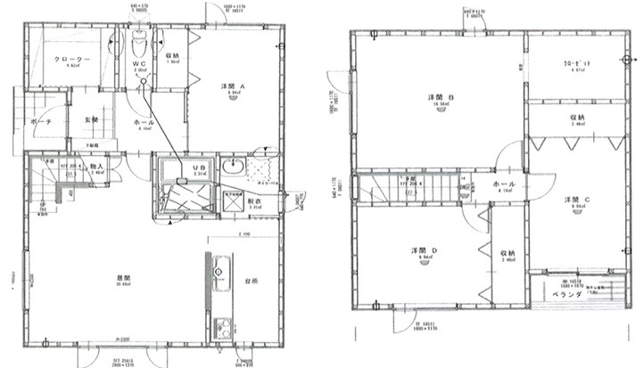 売中古住宅(西10南27) 間取り