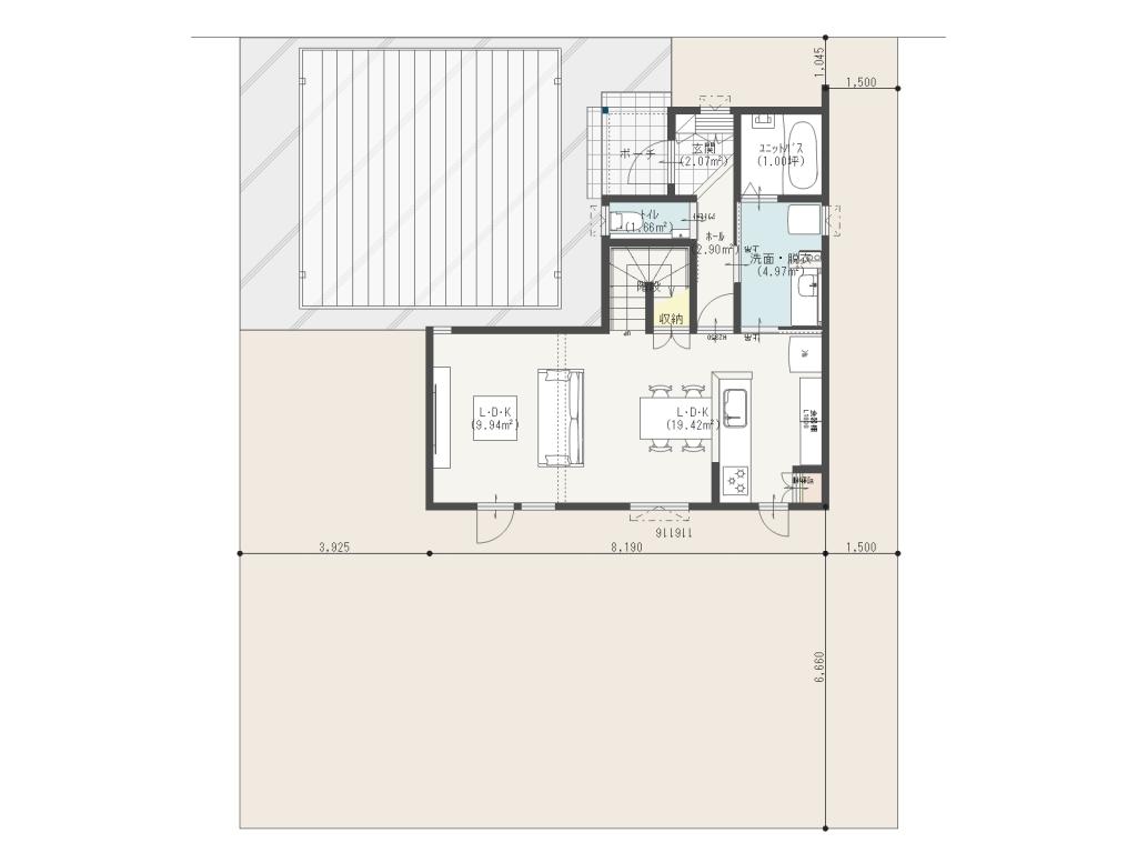 帯広緑ヶ丘｜分譲モデル｜西１３条南１７丁目 間取り