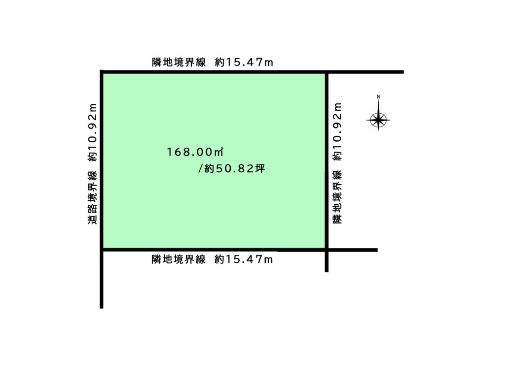 【北西角地・人気東エリア】東4南7　売土地 間取り