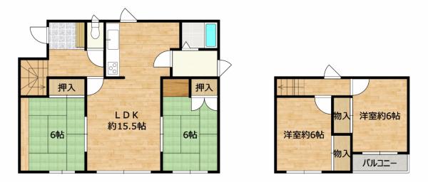 【年内入居可能】帯広市西十一条北５丁目3-22 間取り