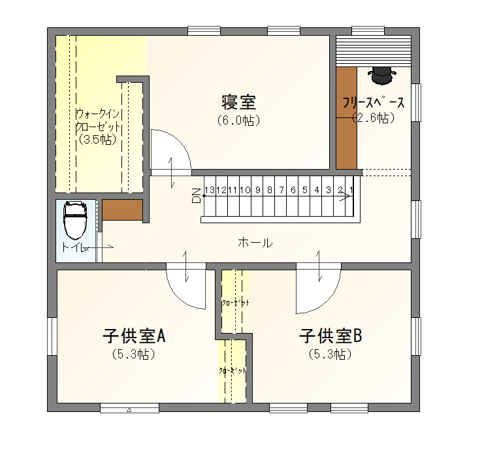 帯広市清流西4丁目北王インターデコハウス 4LDK 築浅住宅 内観