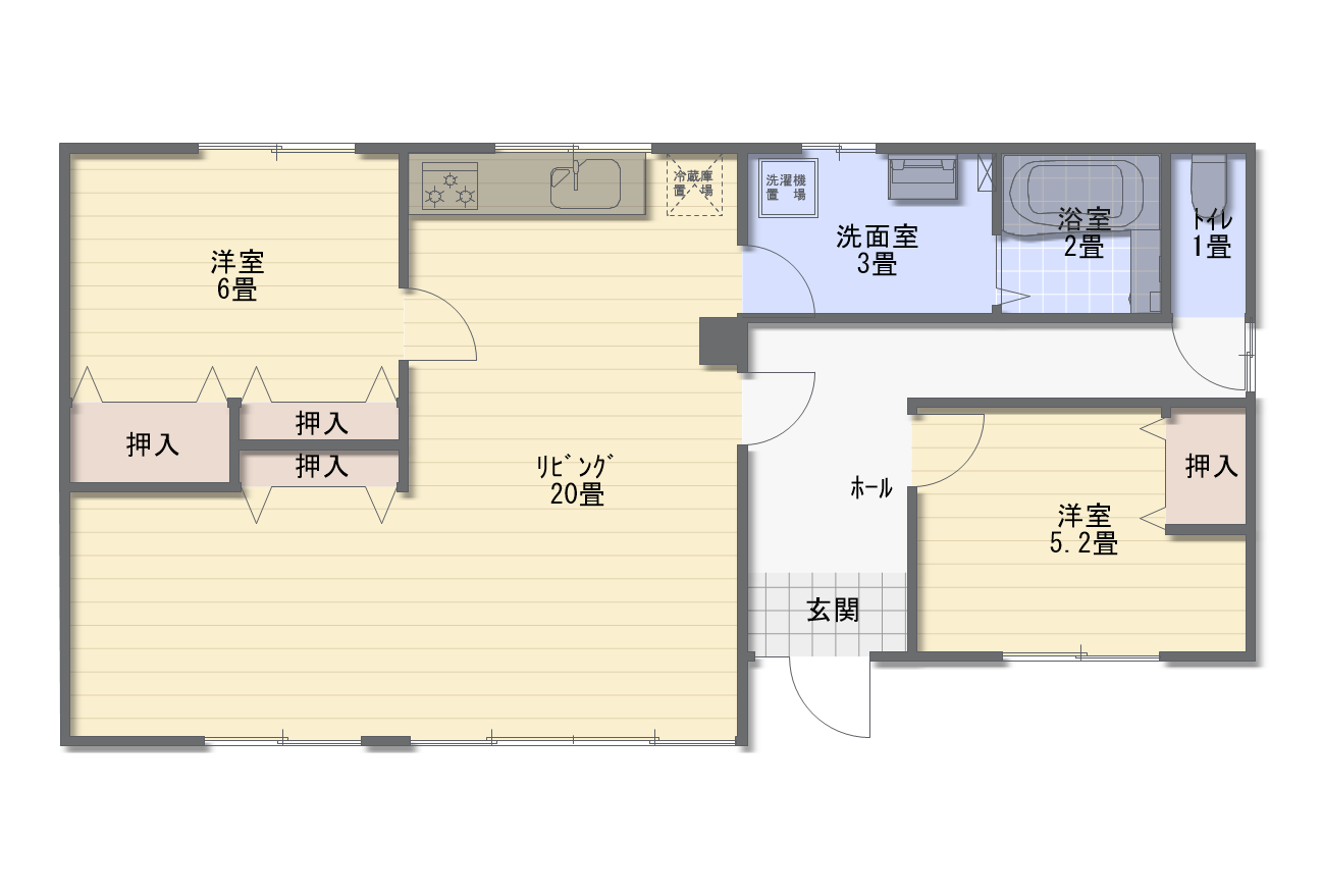 リフォーム中写真追加！　清水町南4条4丁目中古住宅 間取り