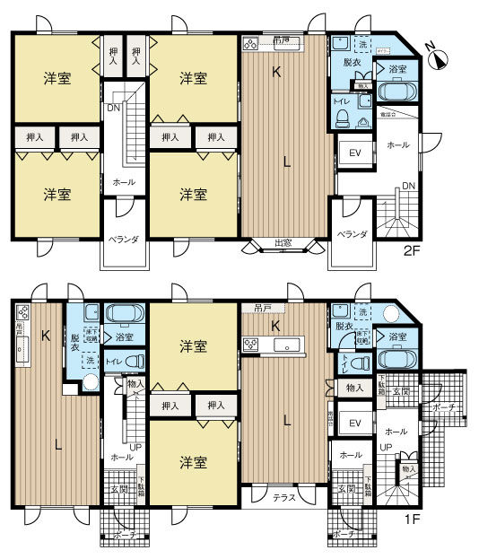 メゾンビバA・メゾンビバB 間取り
