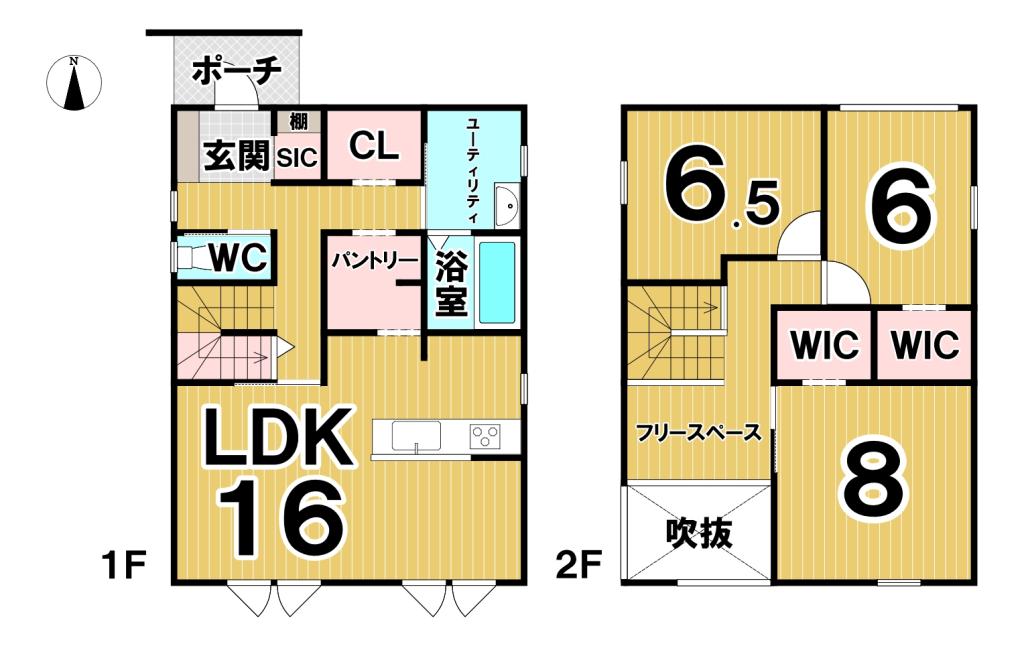 大樹町新通３丁目　新築戸建 間取り