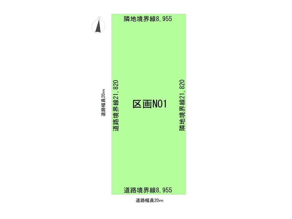 【明星小学校横】西4条南23丁目 南西角地 間取り