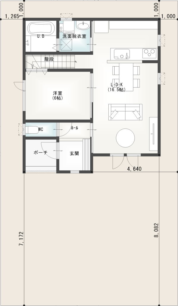 【予約受付中！】東6南19C棟　新築住宅 内観