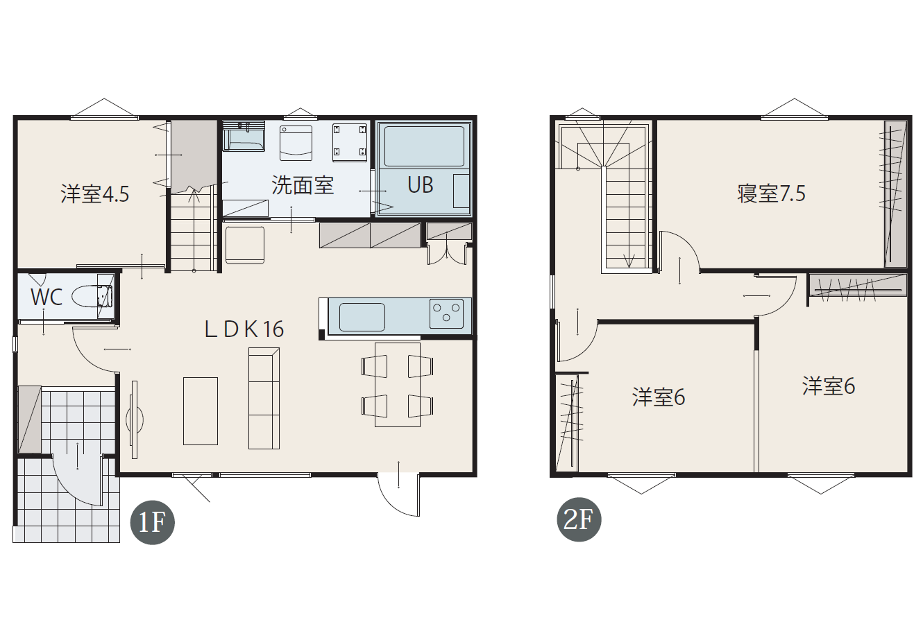 芽室 東4南1 ミライ型オール電化（⑤ 間取り