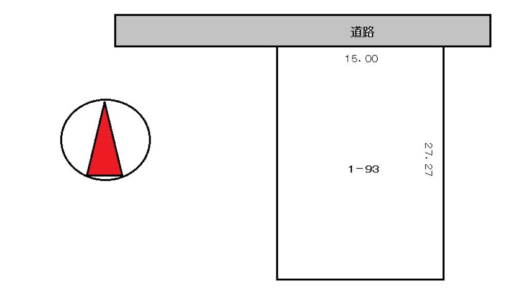 西２２条　売り土地 内観