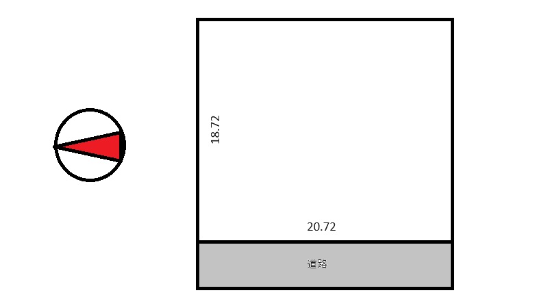 木野西通１９丁目　売土地 内観