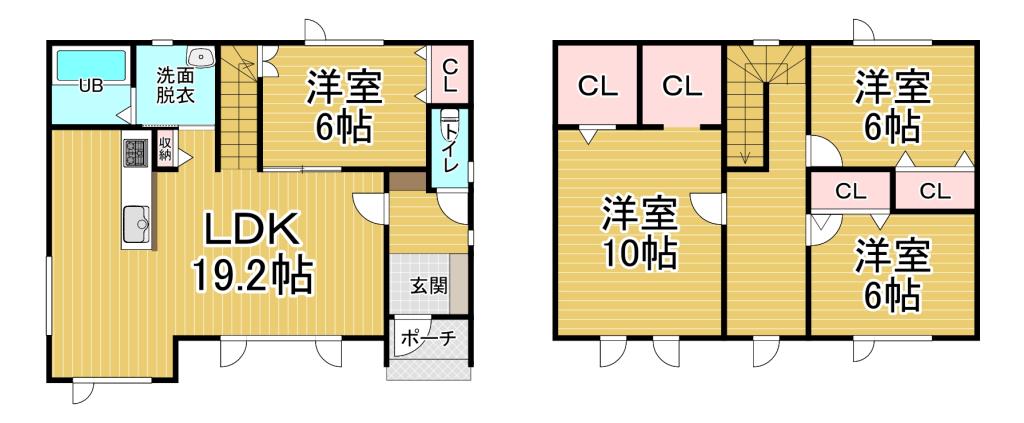 【新築】　西16条北1丁目 間取り