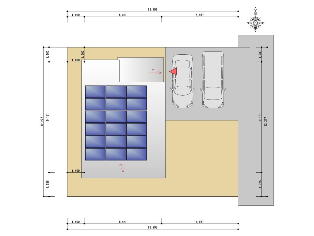 【太陽光7.92kw搭載・家具付き‼】帯広市西9条南19丁目モデルハウス 間取り