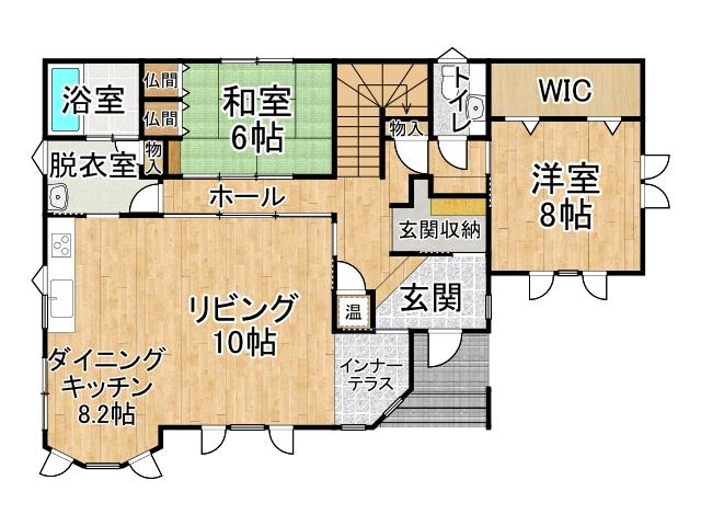 西１８条南２丁目【西エリアのセミ電化４ＬＤＫ登場！！】 間取り