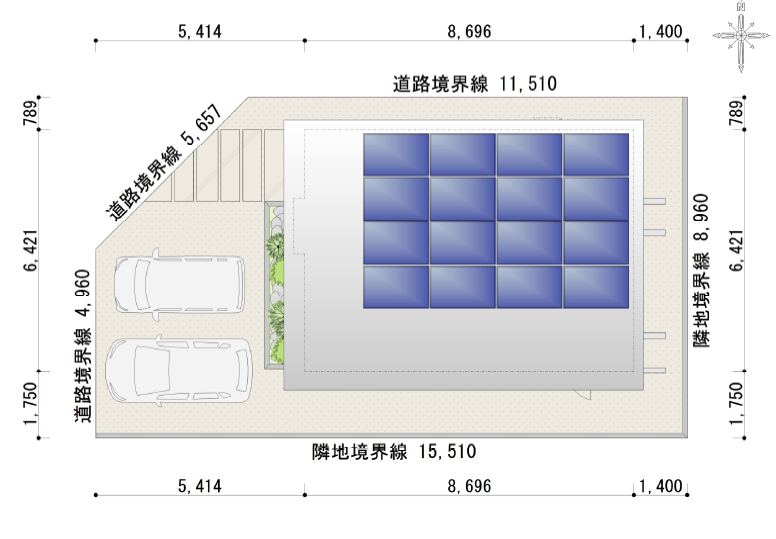 《SUIT-スーツ-》帯広市東10条南9丁目モデルハウス【太陽光7.92kw搭載・家具付き‼】 間取り