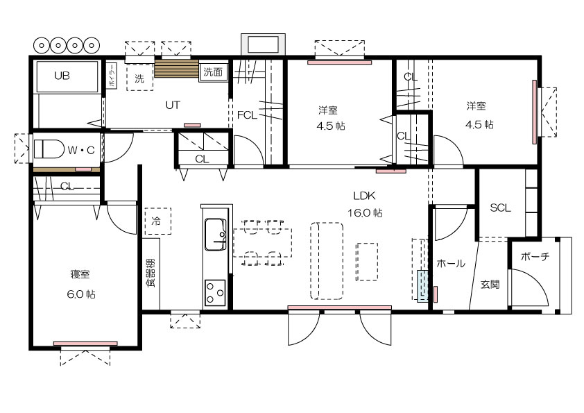 アザレアモデルハウス｜コンパクトハウス fits me 【平屋】 間取り