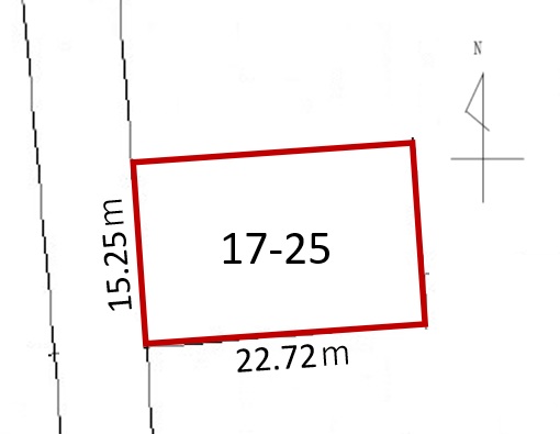 音更町柳町北区17番25　売土地（約104.66坪）建築条件なし 間取り
