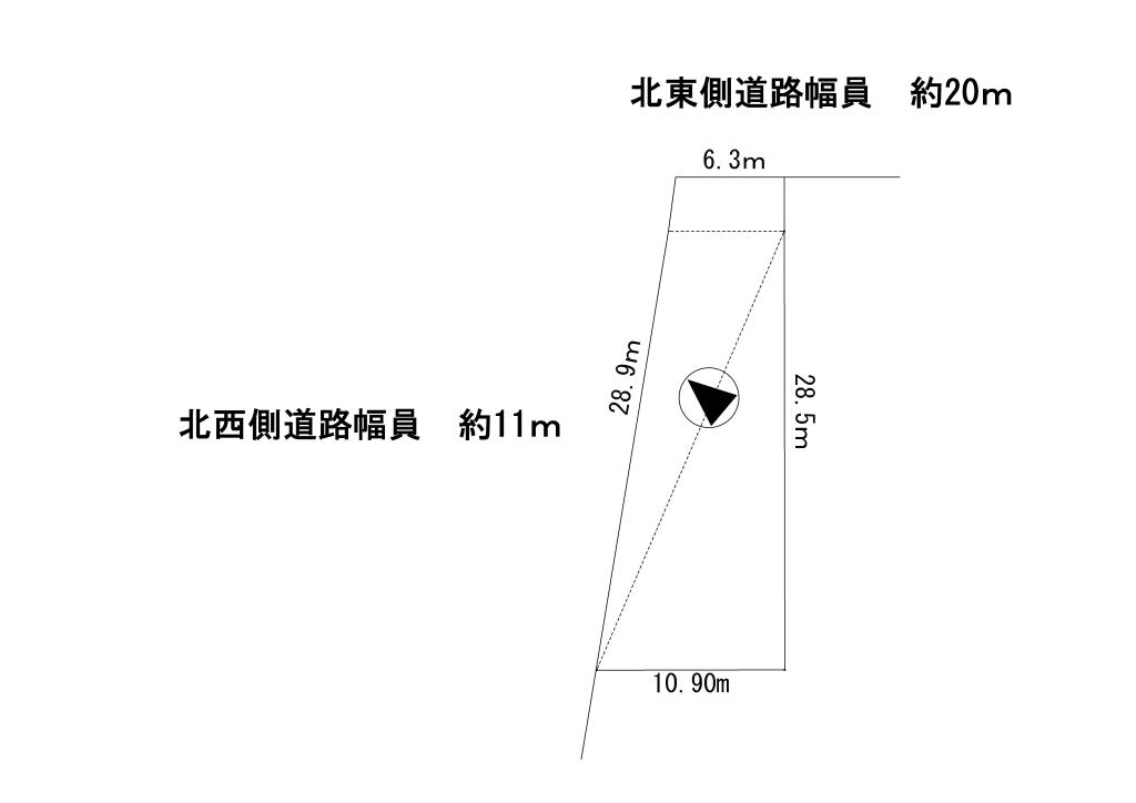 売土地　豊頃町茂岩本町 間取り