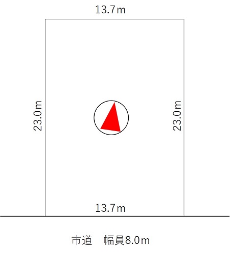 西１５条南１１丁目売土地 間取り