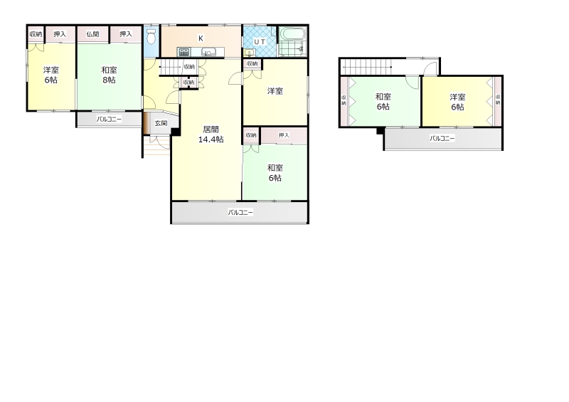 大幅値下!  大空10丁目売土地  間取り