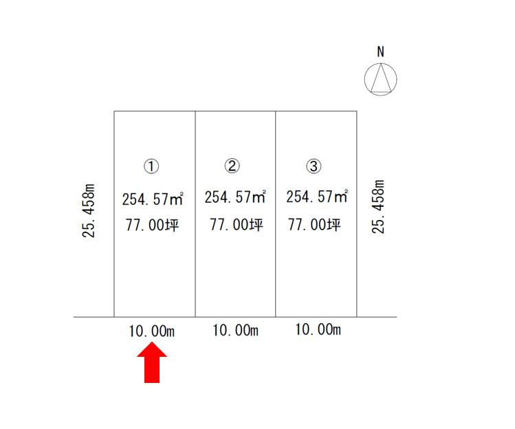 《南向き柏小エリア新規売り土地!!》帯広市東9条南14丁目① 内観