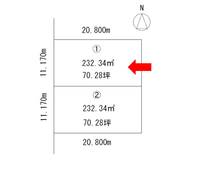 《新規売り土地》帯広市西19条南2丁目① 内観