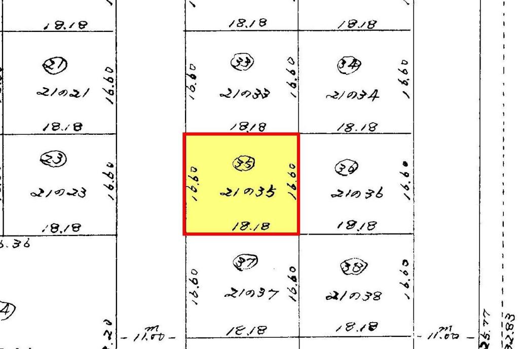 売土地（幕別町緑町） 間取り