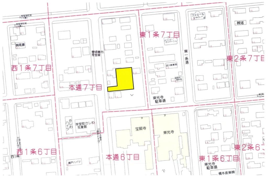 【仲介手数料無料】芽室町本通７丁目②　売地【広々251坪】 内観