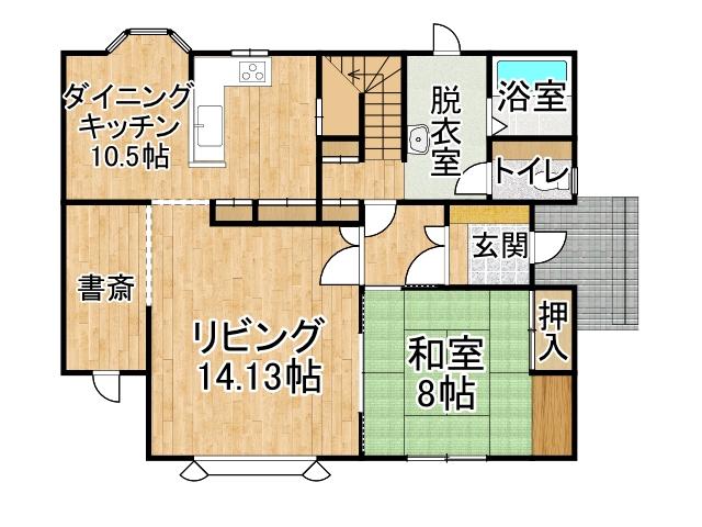 足寄町西町５丁目【平成３０年に外壁・屋根塗装済み！】 間取り