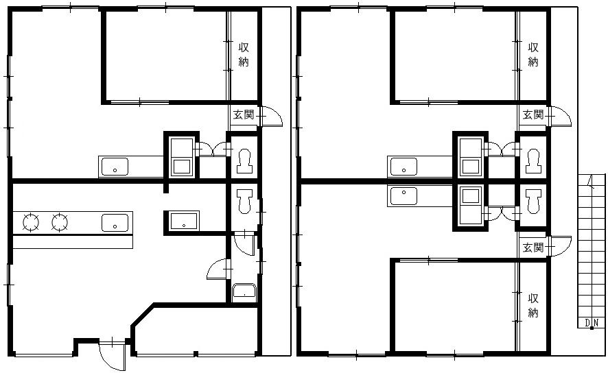 北川マンション 間取り
