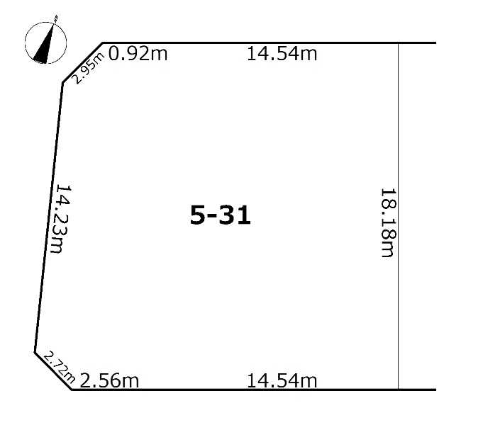 【価格改定】音更町大通２丁目　土地  間取り