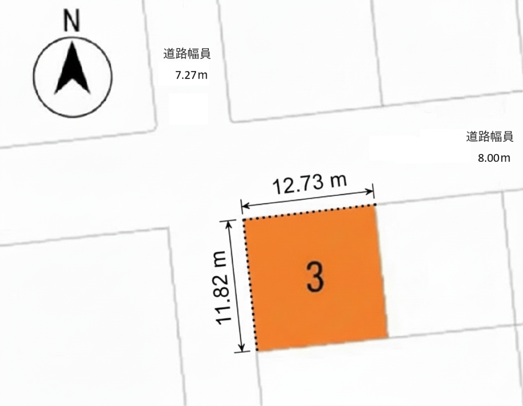 西１１南２８　売土地 間取り