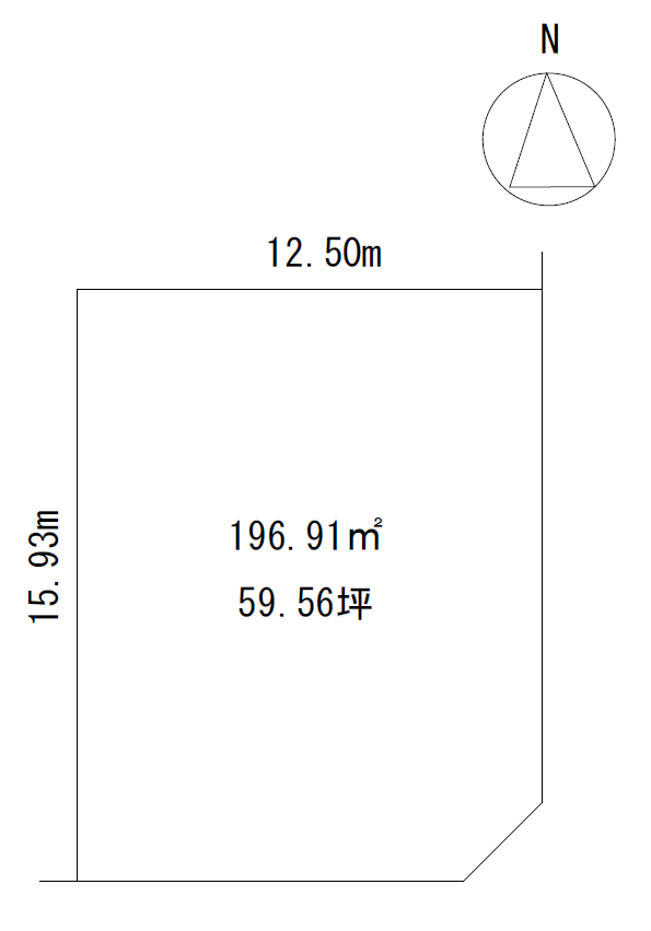 ≪新規売土地≫西１９条南５丁目 南東角地！！ 間取り