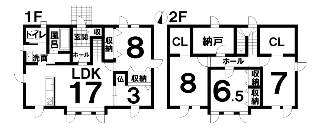 札内北栄町　中古物件 間取り