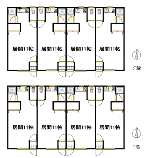 ハイムミチ　収益物件 間取り