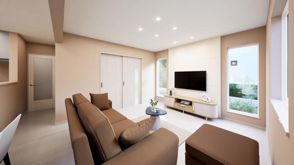 【成約済み】《soramoka-ソラモカ-》帯広市大空町3丁目モデルハウス【2階建て】  内観