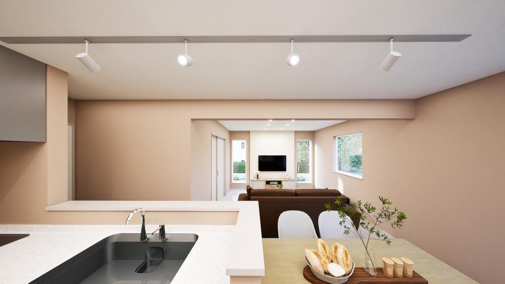 【成約済み】《soramoka-ソラモカ-》帯広市大空町3丁目モデルハウス【2階建て】  内観