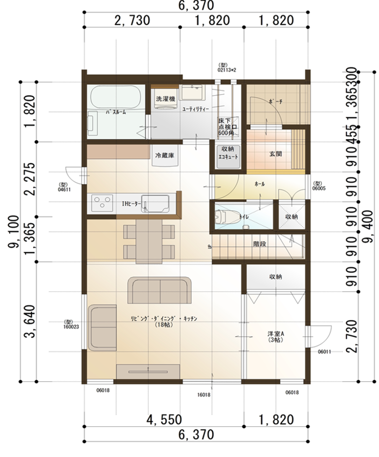 GRAND OPEN！1/10～1/12より新春イベント開催中‼豪華景品当たる抽選会付!!【商談中】帯広市西20条南3丁目モデルハウス  間取り