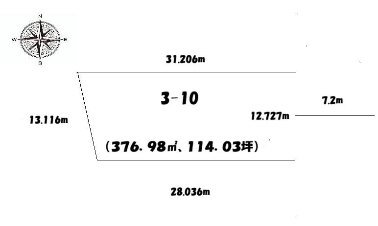 ≪下音更小エリア≫共栄台西１１丁目１１４坪‼  間取り