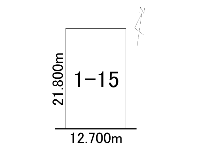 木野大通東１９丁目【開進地区につき建物建築可能！】 間取り
