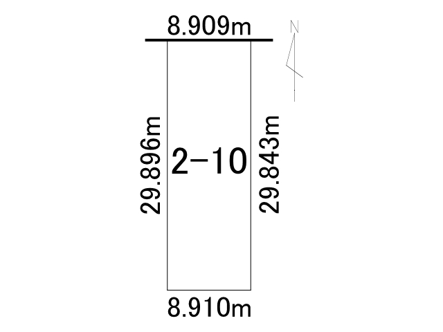音更町木野西通８【鈴蘭通沿い！木野コミセン東側の約８０坪！】 間取り