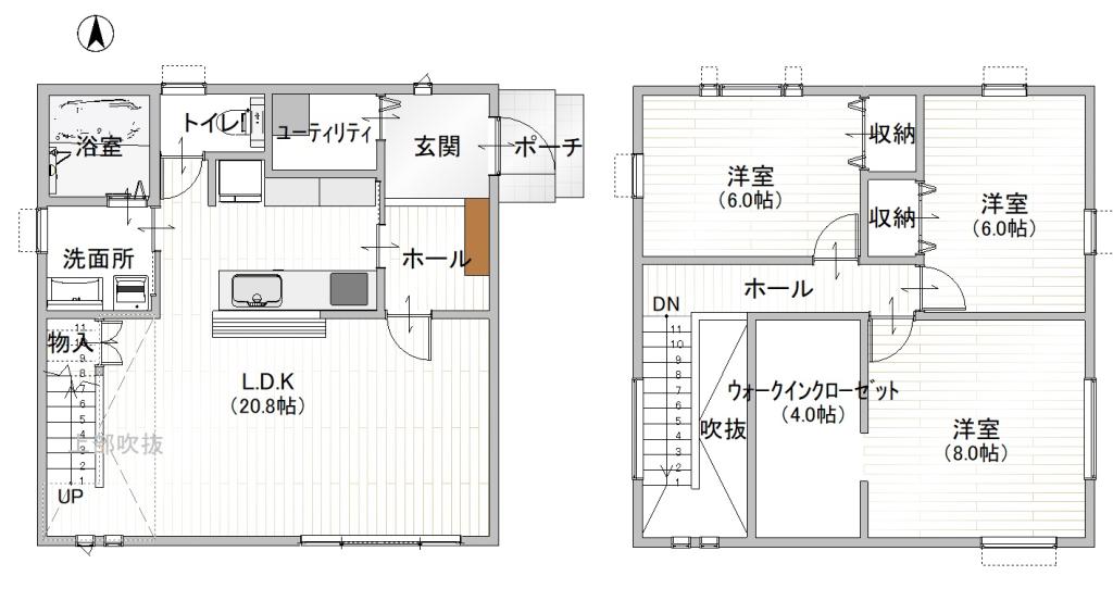 ※価格大幅改定　芽室町本通7丁目の中古住宅　※築浅美邸 間取り