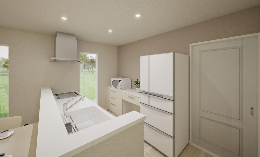 1月17日よりGRANDOPEN！！《Bronge-ブロンジュ-》音更町南鈴蘭モデルハウス【太陽光7.92kw搭載・家具付き‼】 内観