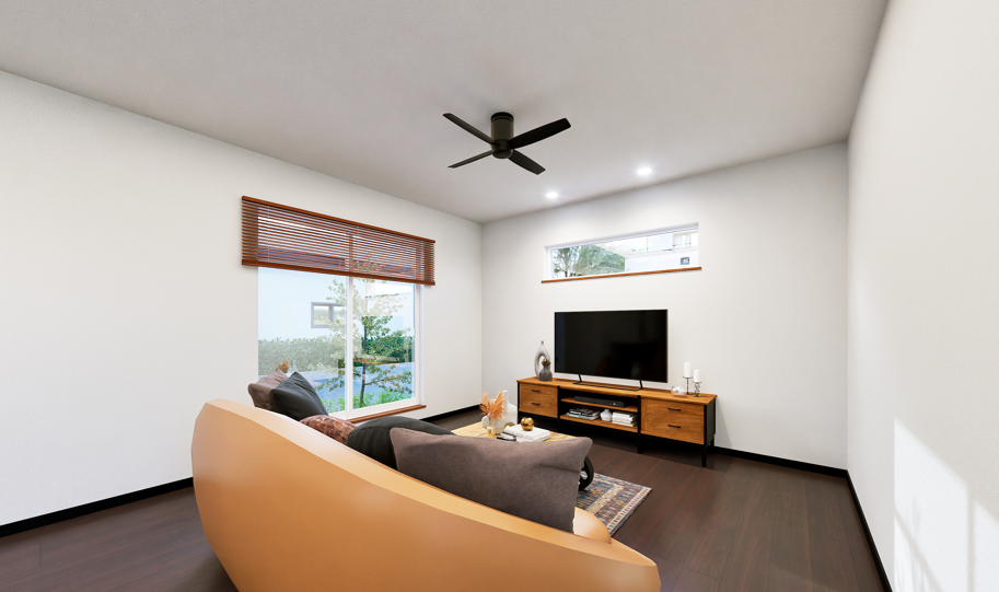 1月17日よりGRANDOPEN！！《Spinny-スピニー-》音更町南鈴蘭モデルハウス【太陽光7.92kw搭載・家具付き‼】 内観