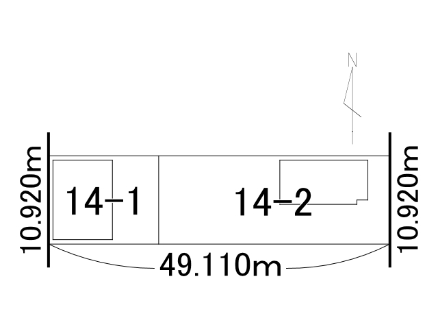 西２条南１丁目【収益物件２棟売り！！】 間取り