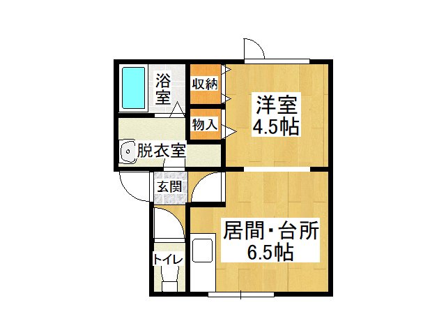 中川郡池田町字清見【新オーナー様募集！！１ＤＫ×８戸！】 内観