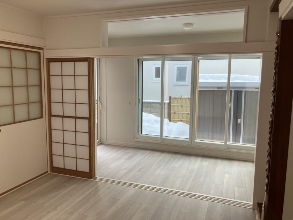 【公開中！】帯広市西8条南31丁目　平屋リフォームモデルハウス 内観