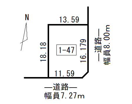 売土地　東１２条南４丁目　売土地 間取り