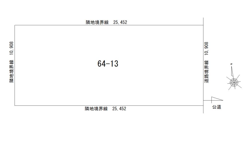 浦幌町字住吉町土地 間取り